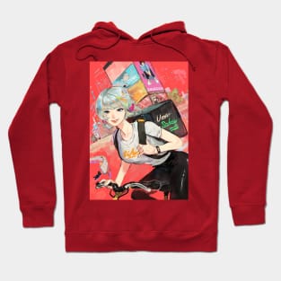 girl illustration Hoodie